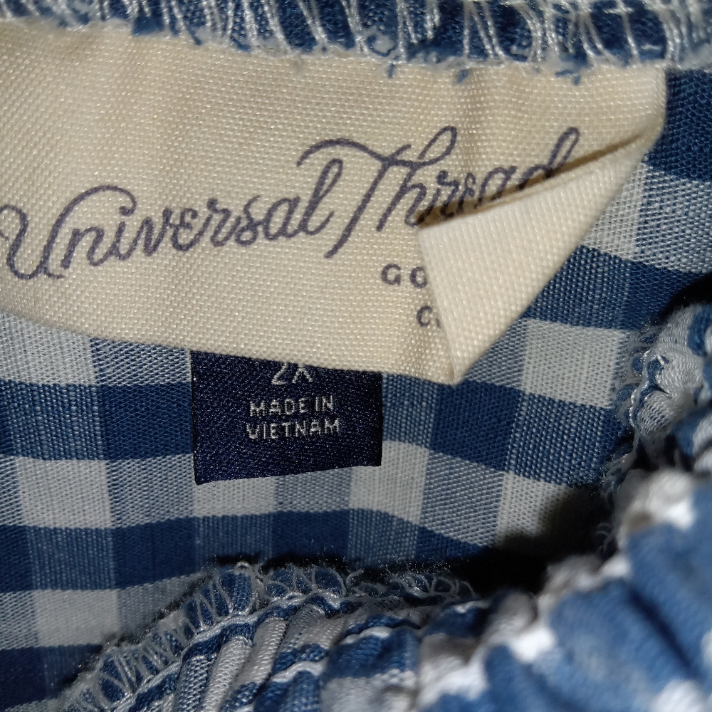 COPY - New Blue Gingham Skirt - Picture 3 of 5